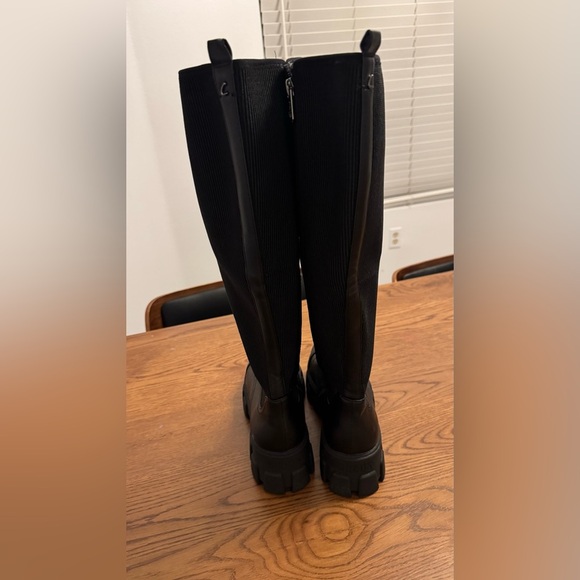 NWT Sam Edelman leather Combat Lace-Up Knee-High Boots - Picture 6 of 7